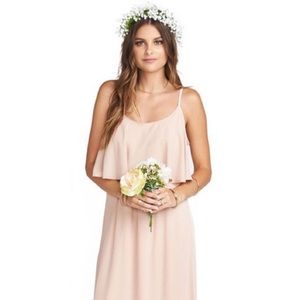 Show Me Your Mumu Caitlin Dress Dusty Blush Crisp